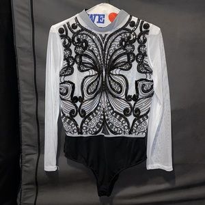 Love Nation Sequin Bodysuit